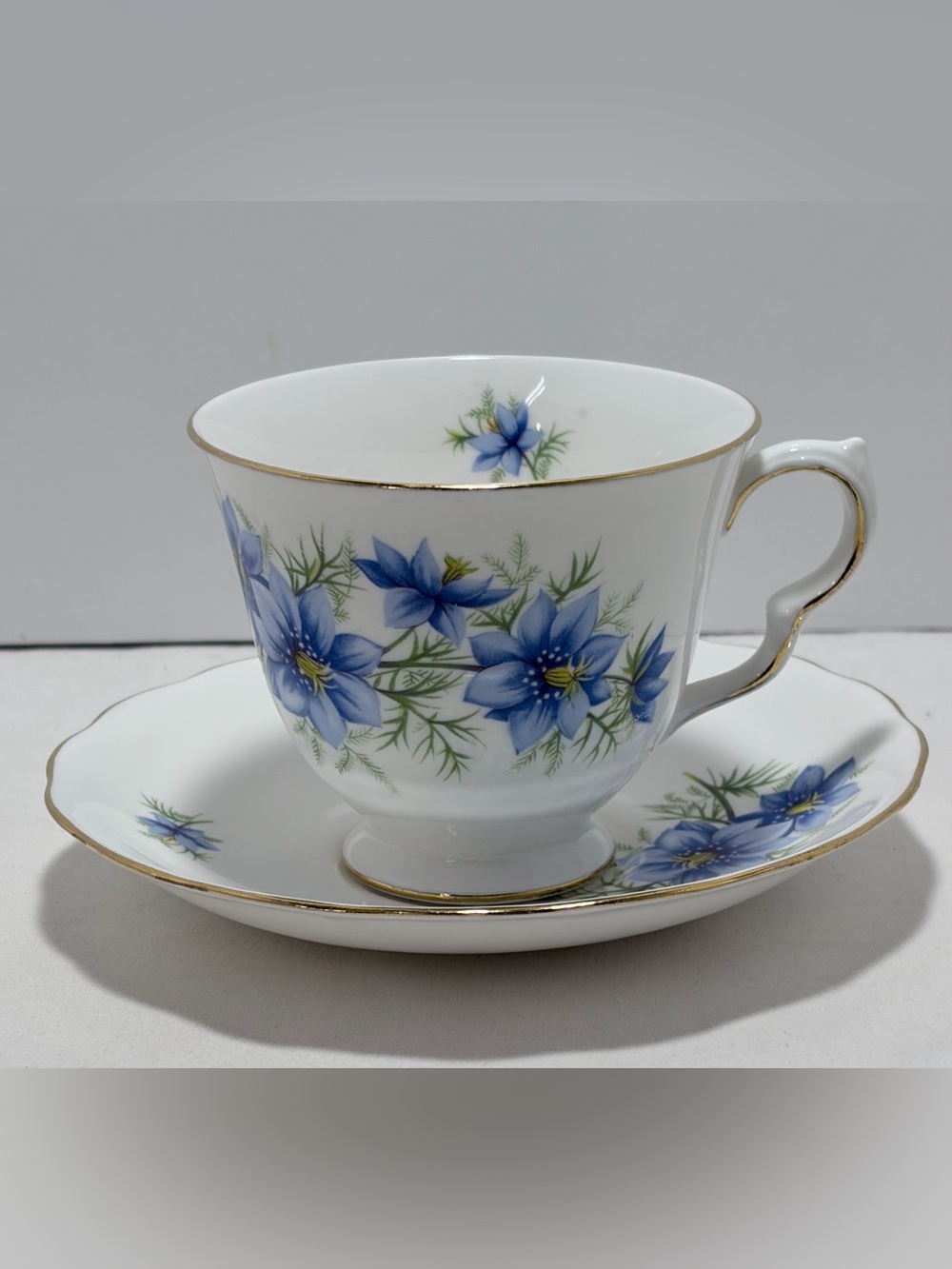 Queen Anne Bone China Teacup & Saucer